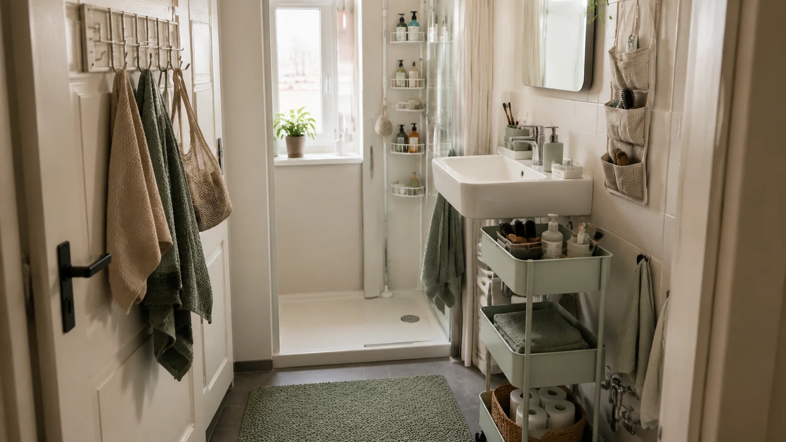 Lösungen für kleine Badezimmer ohne Bohren